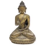 Bronze Late 19th/Early 20th Century Shakyamuni Buddha