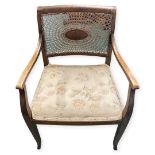 An Edwardian 'Georgian Revival' Armchair