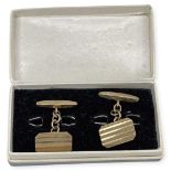 Pair of 9 ct Gold Cufflinks. 6 g. Payton, Pepper & Sons Ltd.