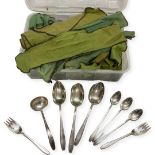 Canteen of Cutlery. 3000+ g. 20th Century. Gorham Manufacturing USA. Sterling Silver