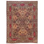 A FINE SIGNED KERMAN RAVER CARPET, SOUTH EAST PERSIA, CIRCA 1900