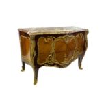 FRENCH LOUIS XV STYLE ORMOLU- MOUNTED COMMODE