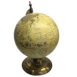 An Century Brass Mounted Desk Globe