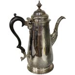 Large George II Silver Coffee Pot 865g. London c1750, John Swift