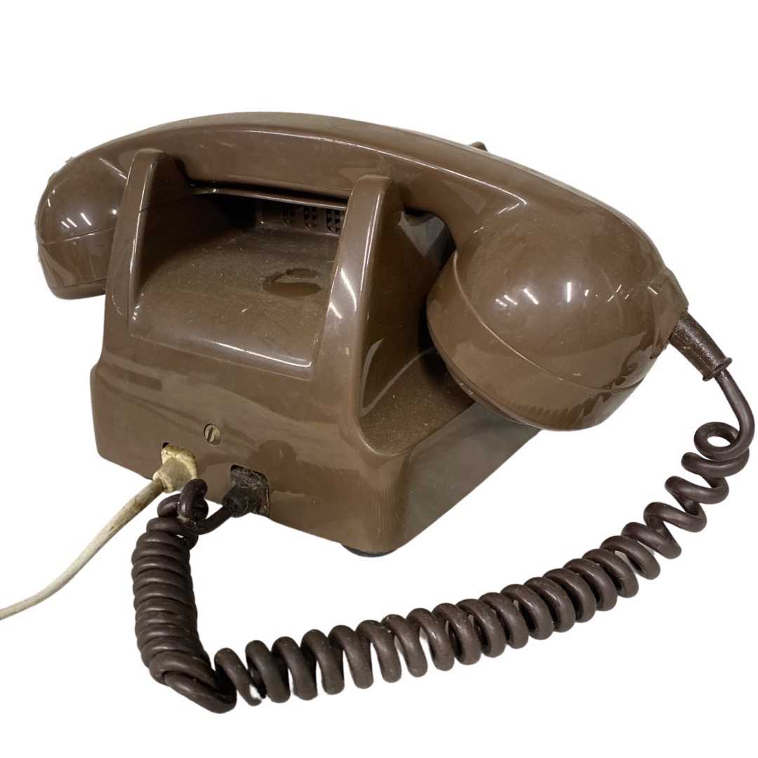 Vintage Brown Telephone - Image 2 of 3
