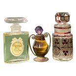 3 Assorted Small Perfume Bottles