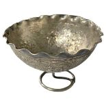 Indian Silver c1900 Raised Bonbon Dish 6.5cm 65g