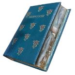 Fore-Edge Painted Leather Bound 1916 Edition of Poems of Tennyson