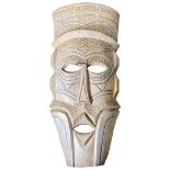 Large African Tribal Art Wooden Mask 60 x 26cm
