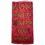 A Gold Braided Masonic Knight Order of Merit Sleeve, Lodge No. 5782