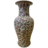 A Large Samson Famille Rose Vase 78cm