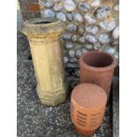 Large Stone Chimney Stack 78cm plus a Terracotta Stack & Cowl