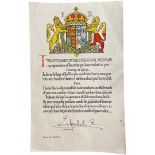 Queen Elizabeth II Signed World War 2 Interest Letter