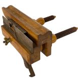 A Very Rare 19th Century Rosewood (?) Johann Heinrich Bruns of Altona Plough Plane