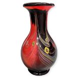 Large Murano Millefiori Handmade Art Glass Vase 34 cm 4.5kg