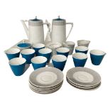 A 1960's Designer 'Monika' Coffee Set by Seltmann Weiden, Bavaria