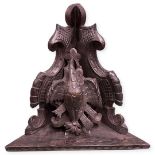 Good Quality Black Forest Carved Corner Bracket Shelf