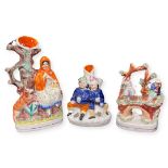 Three 19th Century Staffordshire Figures