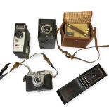 5 Assorted Vintage Cameras, Comet, Rex, Kodak Brownie, etc (5)