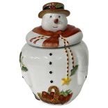 Villeroy and Bosch. large Snowman Biscuit Barrel