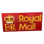 Large Royal Mail c1980 Painted Wooden Sign 4 x 2 ft approx