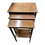 East Anglian Interest. Robertson & Colman, Norwich c.1930/40 Nest of 3 Tables