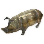 Brass Model Pig