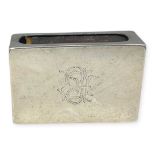 Silver Matchbox Holder, Birmingham 1915 Horace Woodward & Co Ltd. - 45.3 grams
