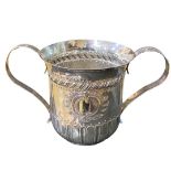 LARGE George III Silver Porringer, 1790, George Brazier.