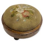 Tapestry Foot Stool -