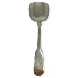 Silver Caddy Spoon, Birmingham 1846 by Yapp & Woodward. 13.4 grams