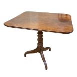 Victorian Mahogany Tilt Top Table on 3 legs