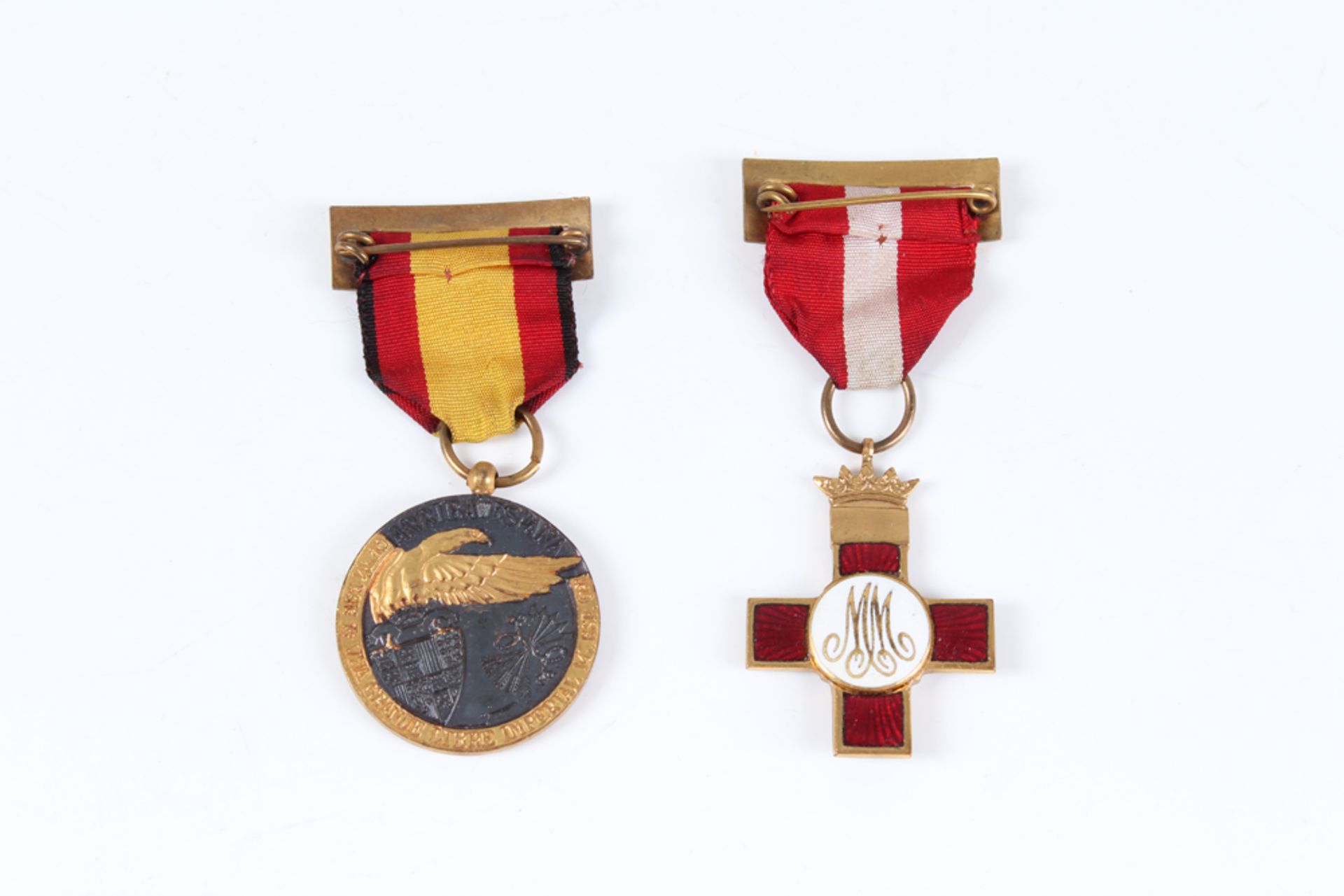 Zwei Orden, Spanien. Militärverdienst - Bild 2 aus 2