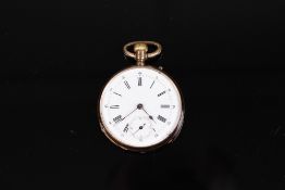 Taschenuhr. GG 14 K. Goldgehäuse