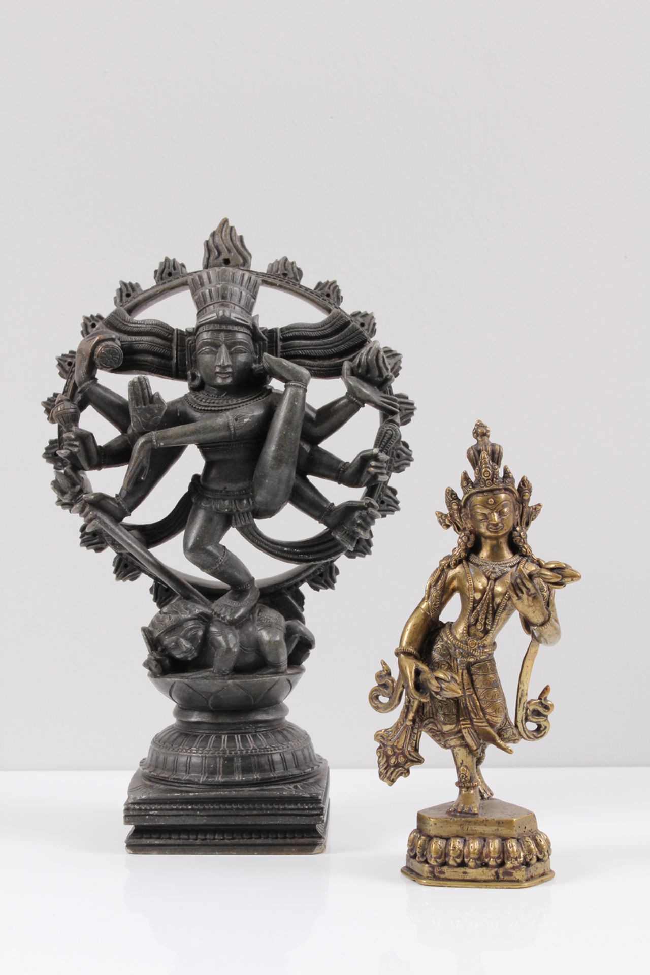 Skulptur. Indien, 20. Jh. Bronze.