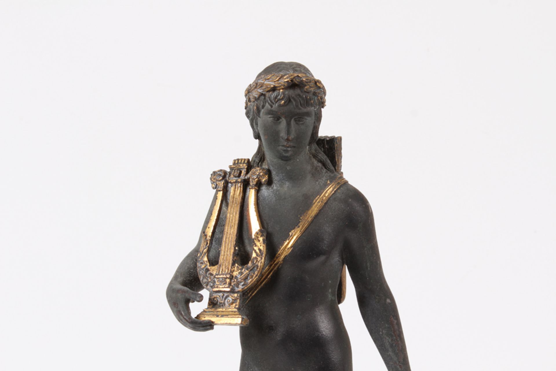 Bronzefigur. Deutsch, 19. Jh. Apollo - Bild 3 aus 3