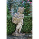 Gartenskulptur. Nach 1900. Putto mit