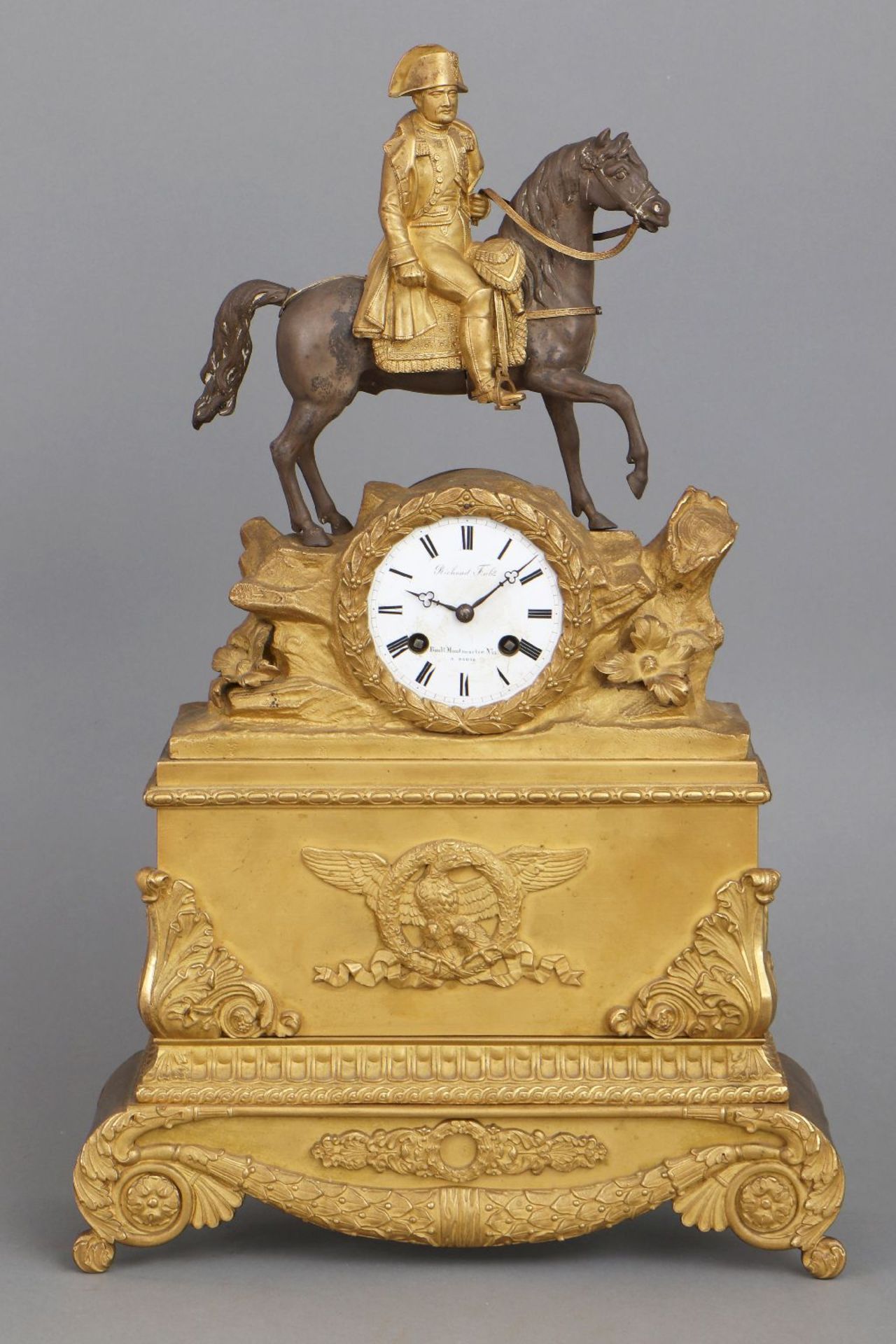 Prunkpendule mit Figurenstaffage ¨Napoleon Bonaparte¨