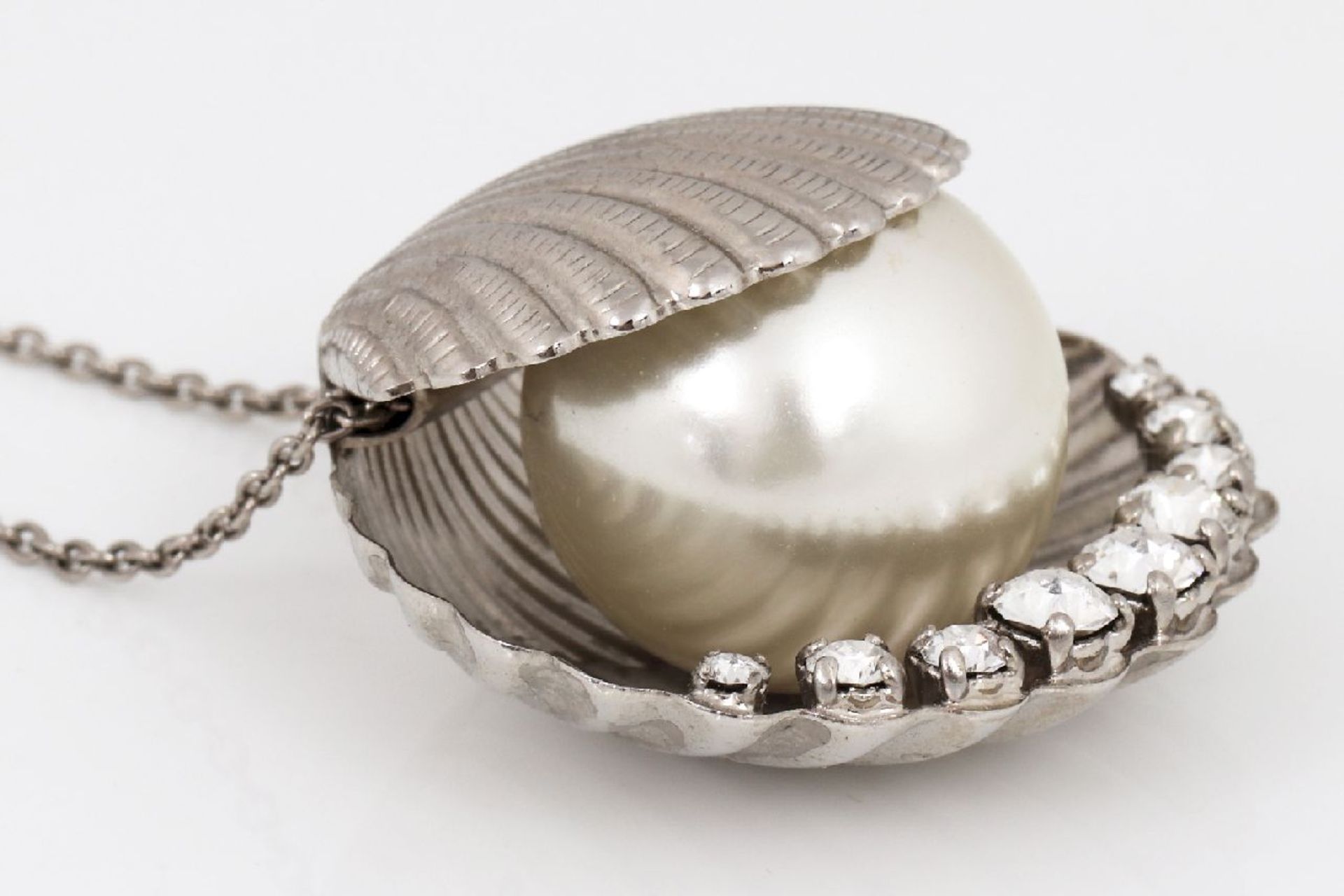 MIU MIU Collier und Ohrhänger Shell Crystal - Bild 5 aus 6