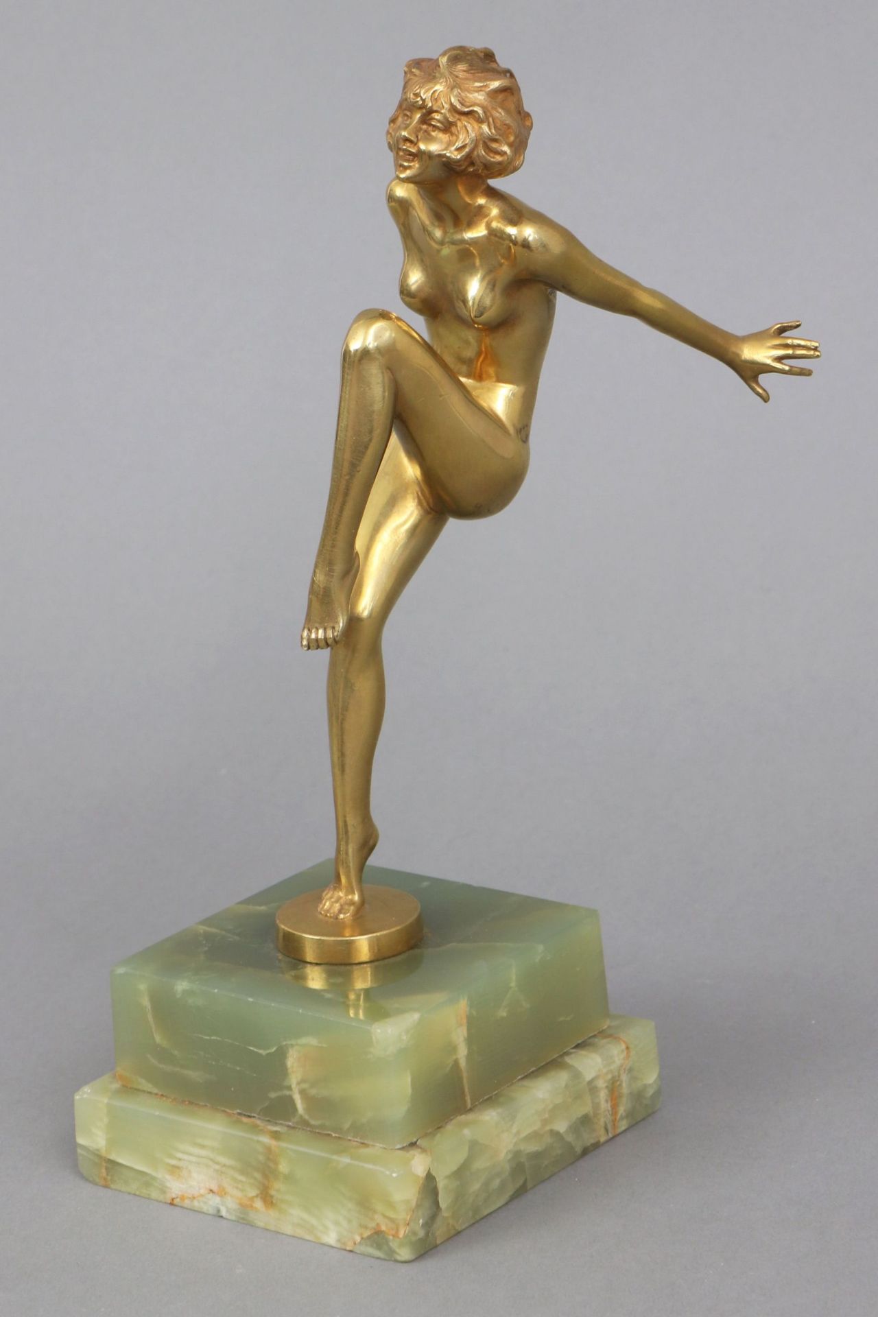 JOSEF LORENZL (1892-1950) Bronzefigur ¨Erotische Tänzerin¨ - Image 2 of 5