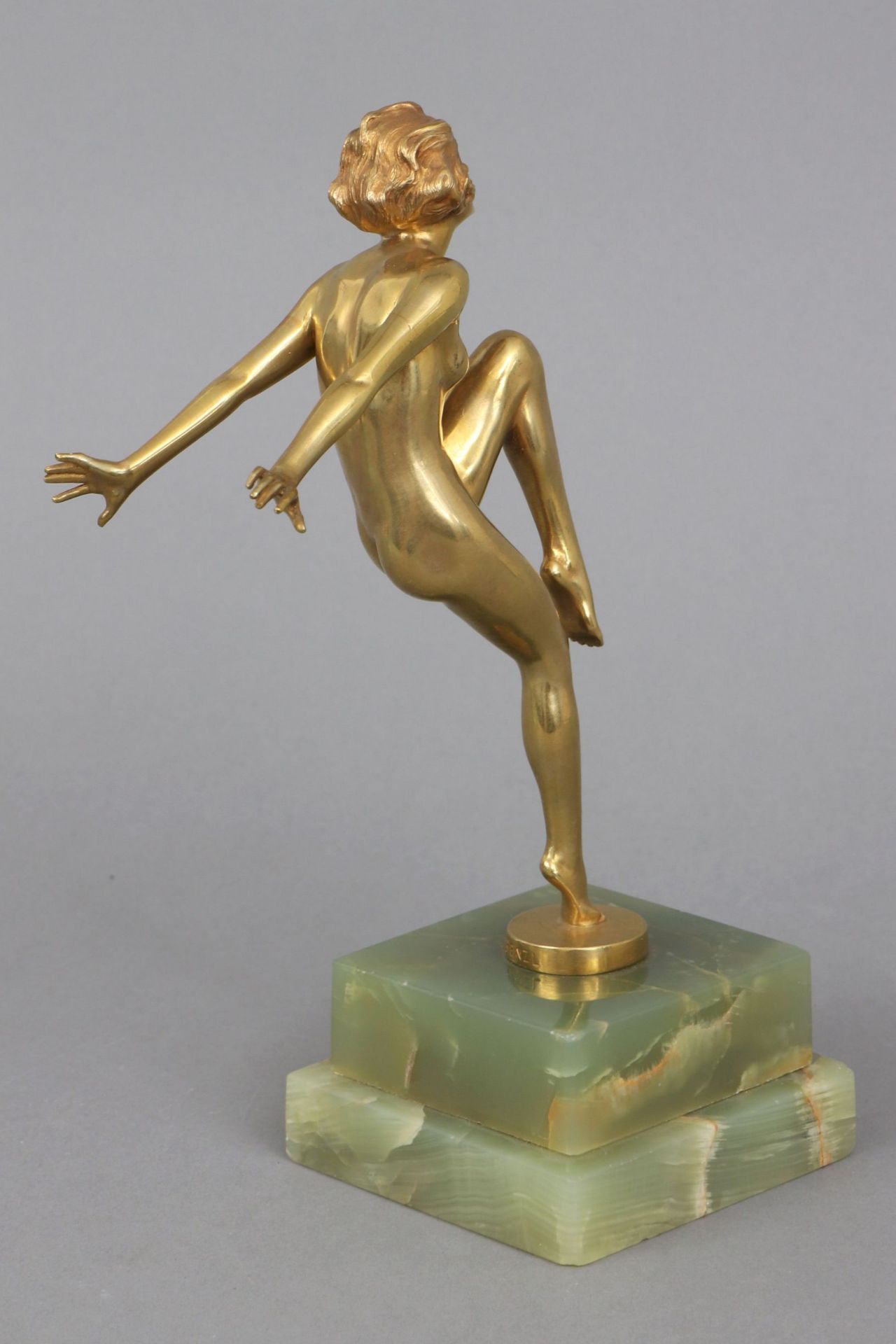 JOSEF LORENZL (1892-1950) Bronzefigur ¨Erotische Tänzerin¨ - Image 4 of 5