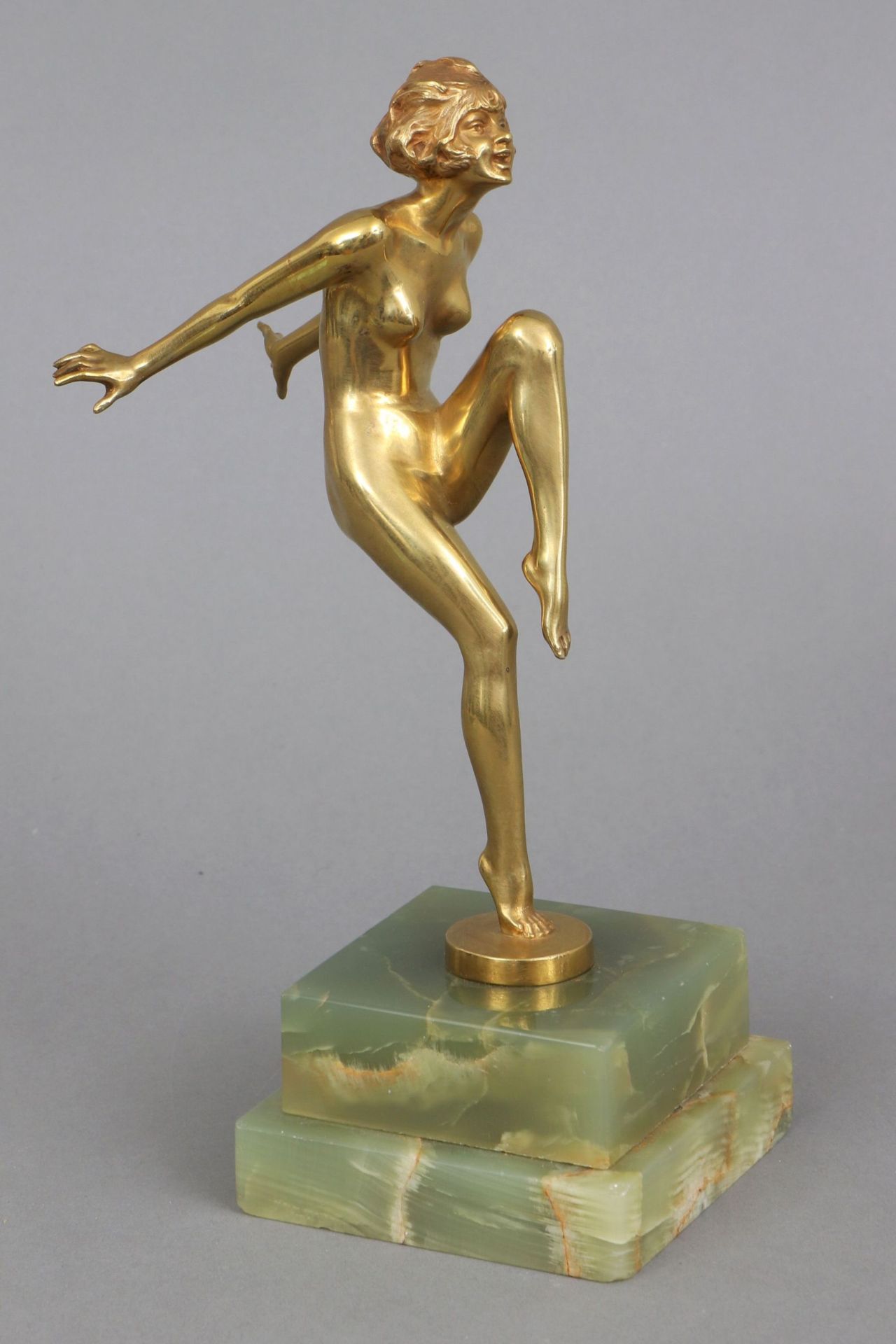 JOSEF LORENZL (1892-1950) Bronzefigur ¨Erotische Tänzerin¨