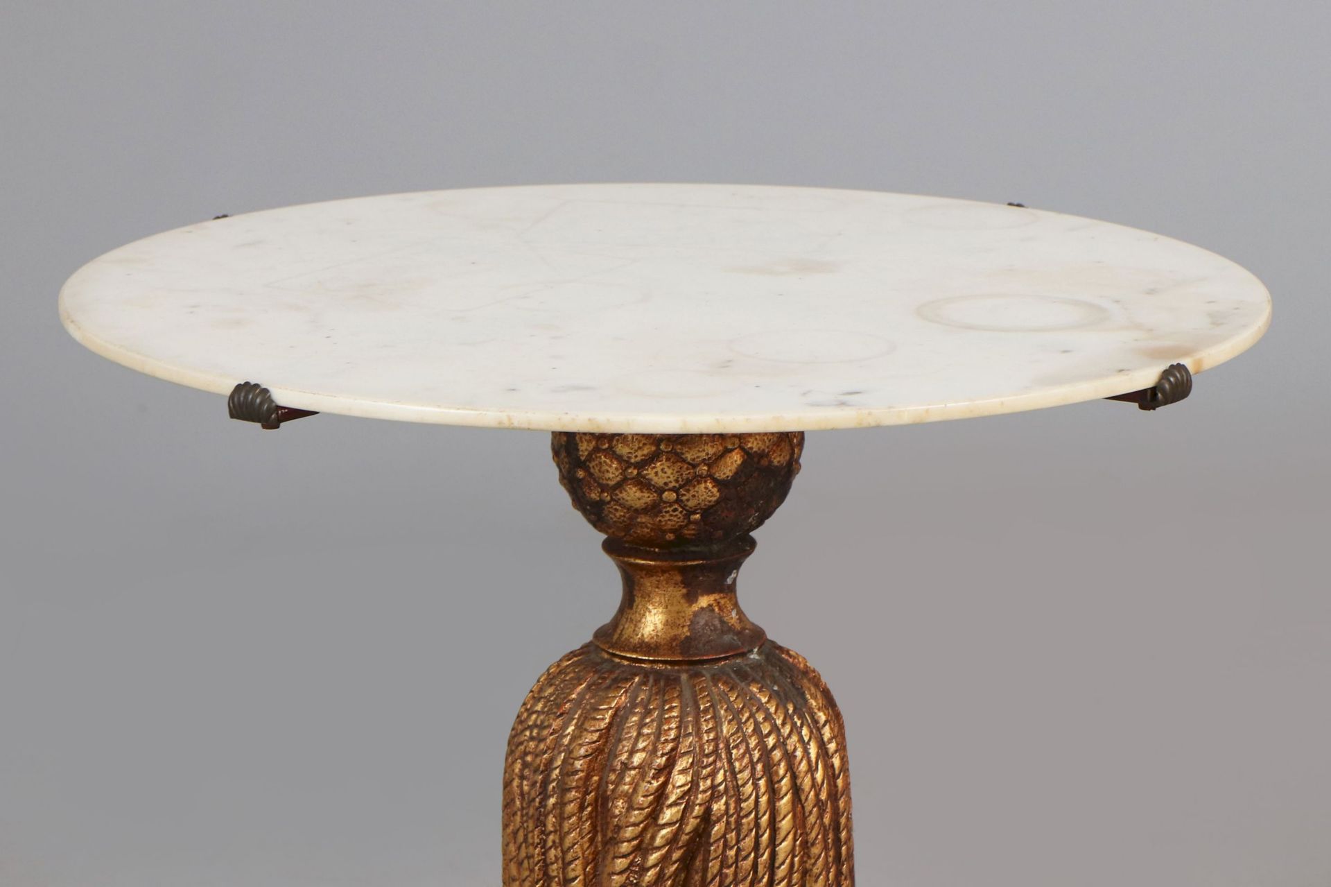 Italienischer PALLADIO Mid Century side-table ¨Golden Tassle¨ - Image 2 of 5