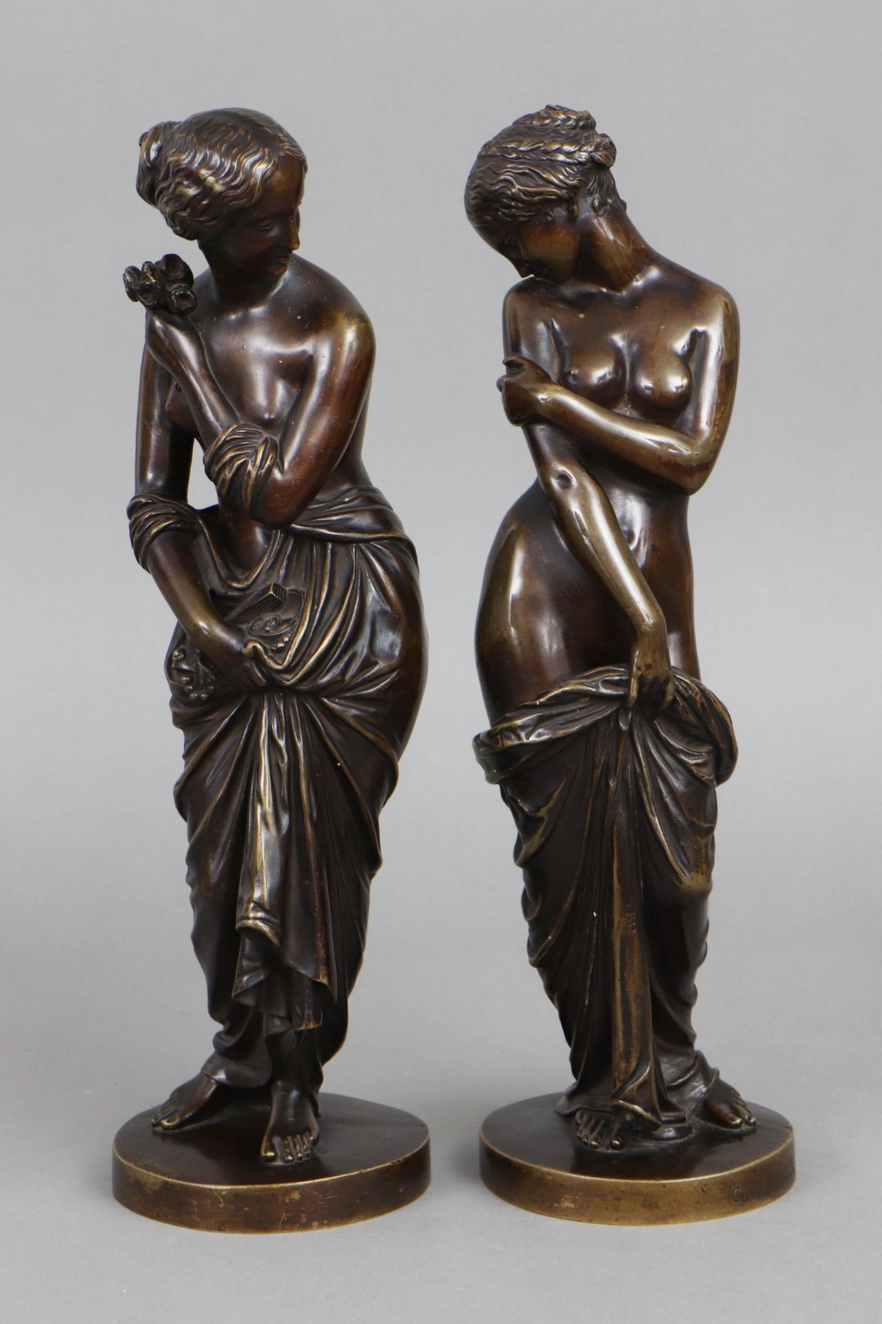 2 CHARLES CUMBERWORTH (1811-1852) Bronzefiguren des 19. Jahrhunderts