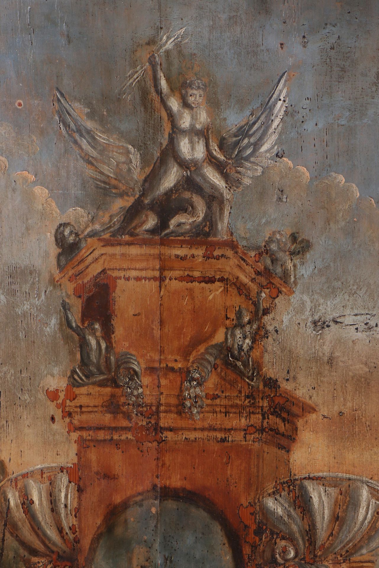 Dekorative Malerei im Stile eines Trompe l´oiel des 18. Jahrhunderts - Bild 2 aus 4