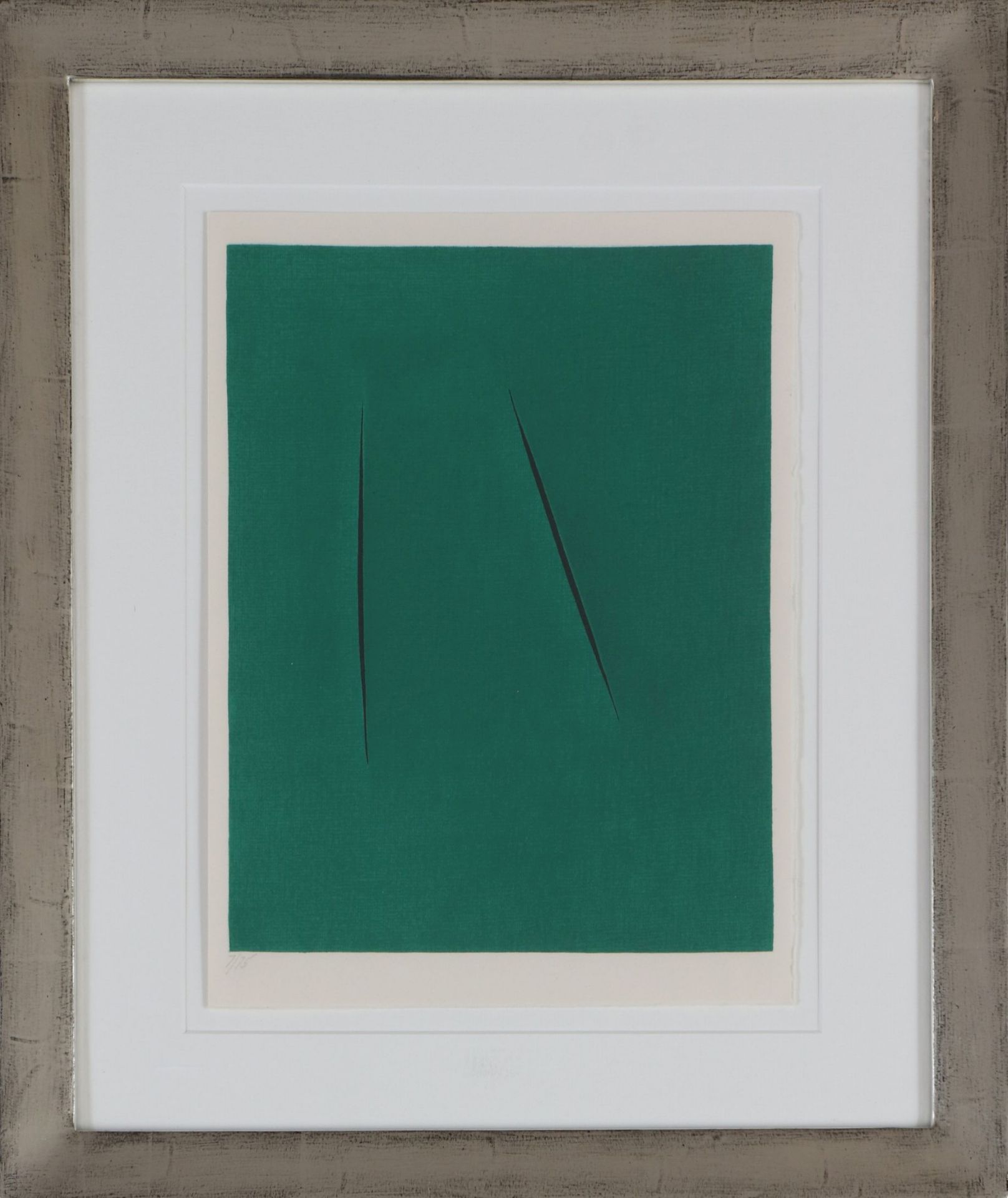 LUCIO FONTANA (1899 Rosario/Argentinien - 1968 Comabbio bei Varese)