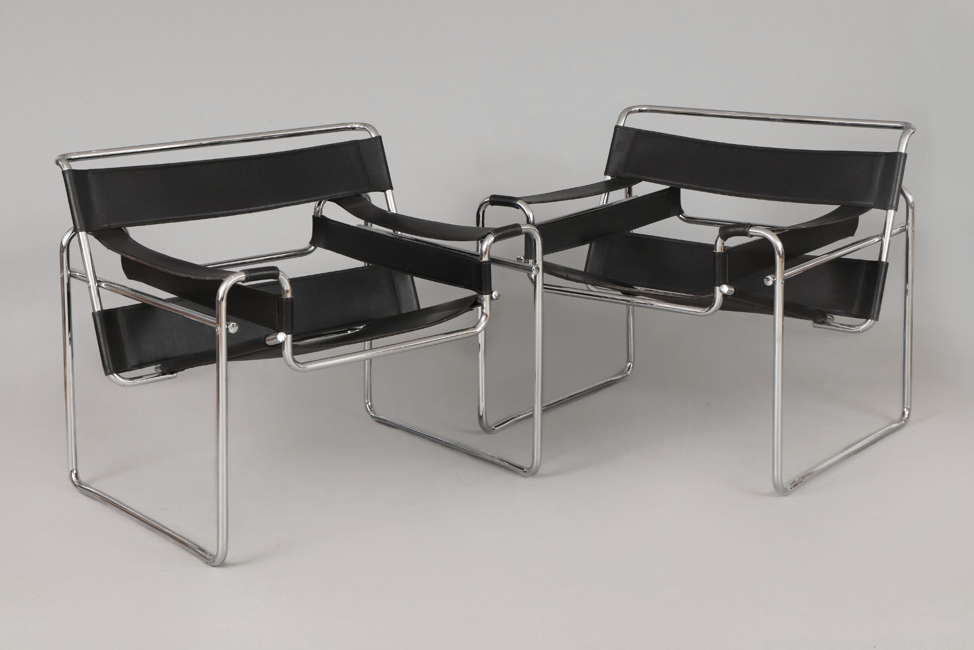 Paar MARCEL BREUER ¨Wassily Chairs¨