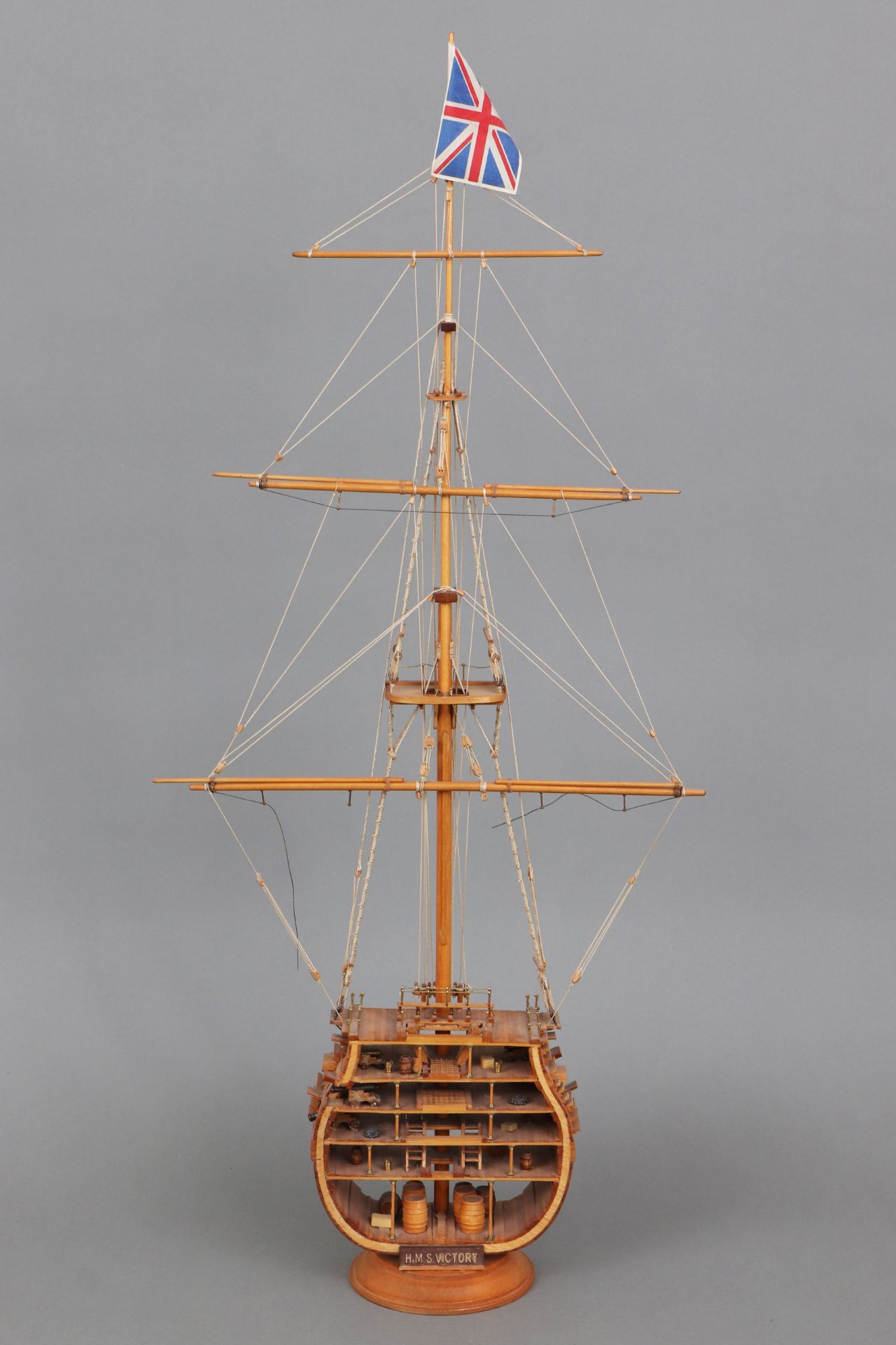 Modell der HMS Victory (Querschnitt)