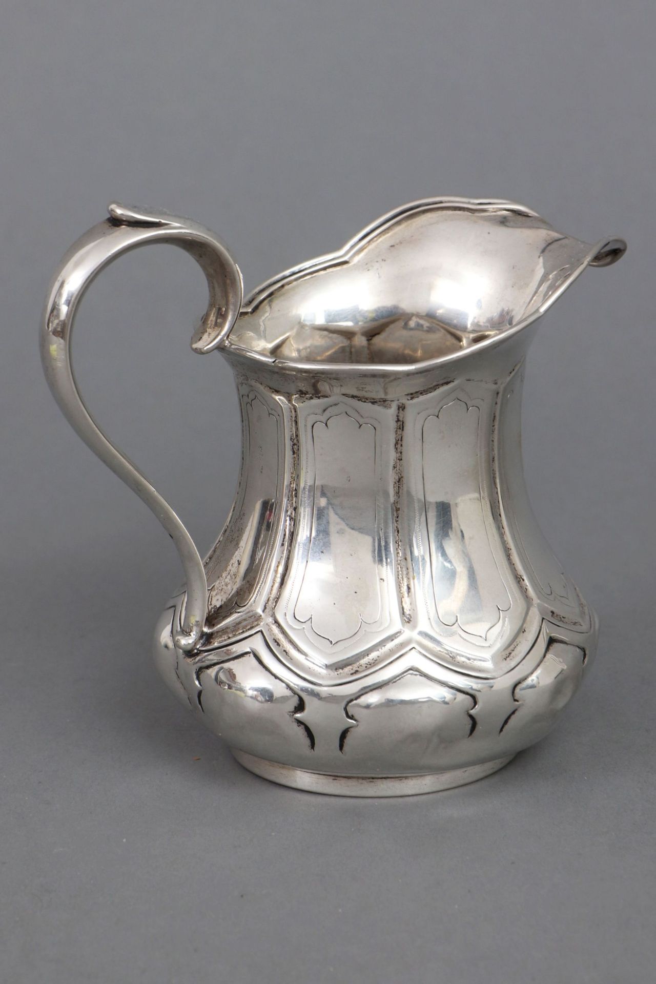 Silber Milchkännchen des Biedermeier - Bild 2 aus 3