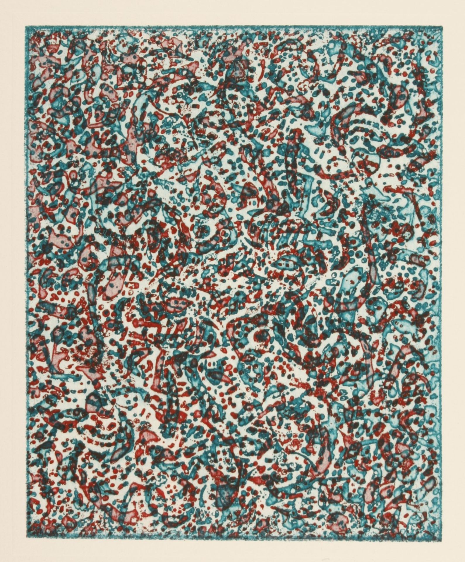 MARK TOBEY ( 1890 Centerville, Vereinigte Staaten-1976 Basel, Schweiz)